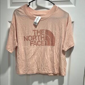 The North Face Pink Graphic Crop Tee
